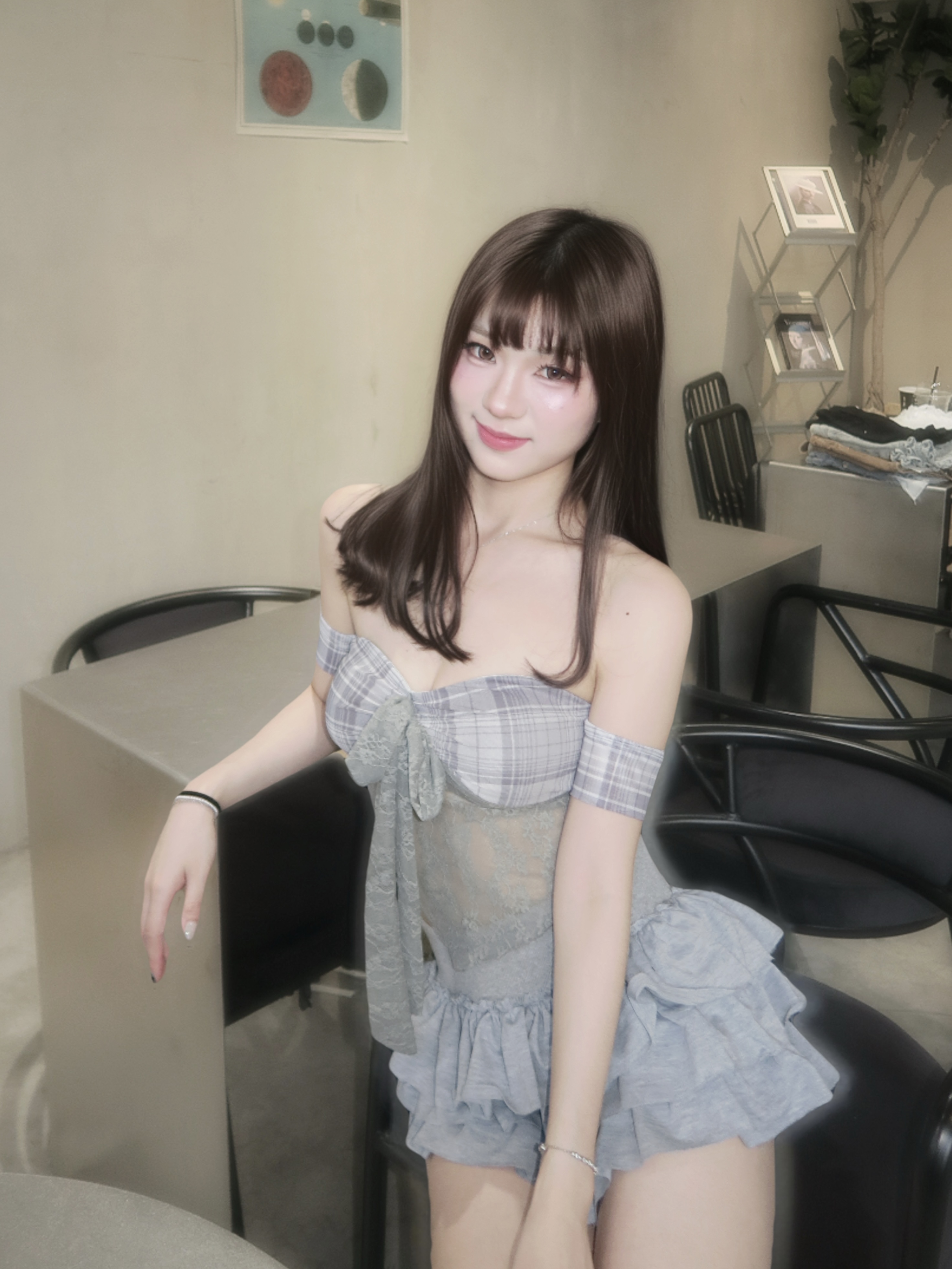 #S0605顯腿長芭蕾風短裙-含防走光設計（3colors)